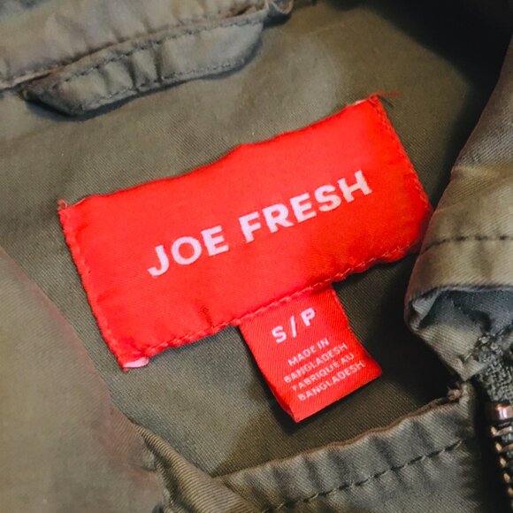 Army Green Cotton Military Utility Jacket - Picture 11 of 16